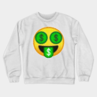 Emoji: Rich (Money-Mouth Face) Crewneck Sweatshirt